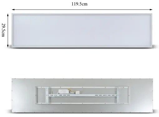 Brilagi - LED Mennyezeti lámpa SLIMFRAME LED/58W/230V 120x30 cm fehér