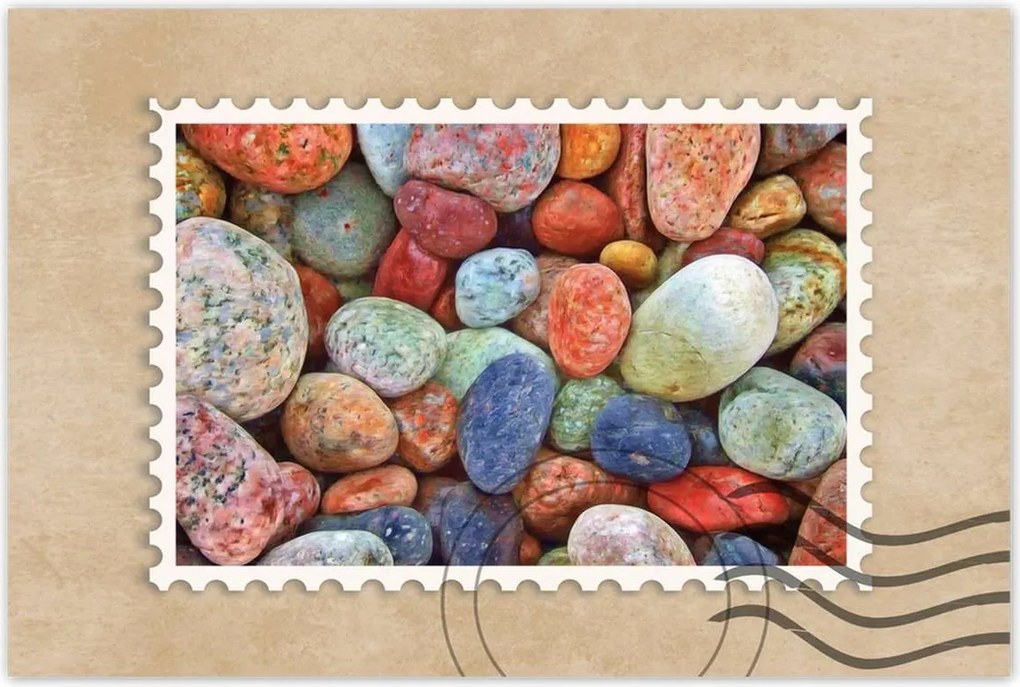 Poszterek 90x60 Színes kövek