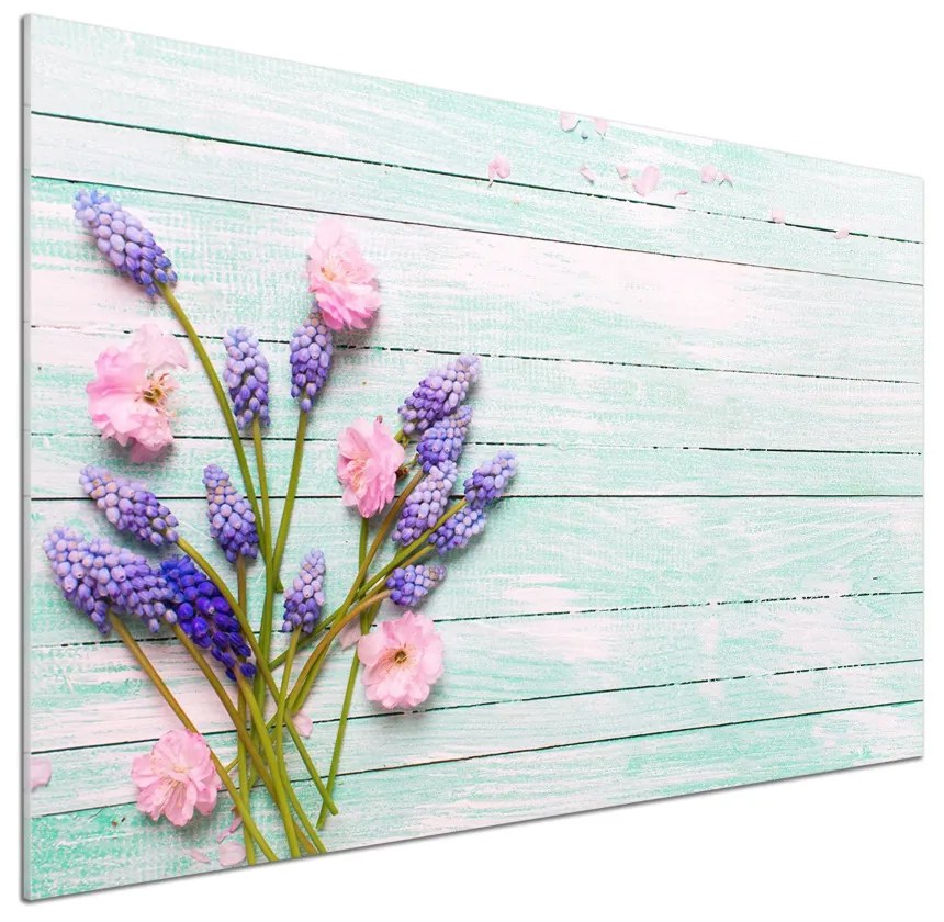 Konyhai falburkoló panel Lavender fa pksh-159336288
