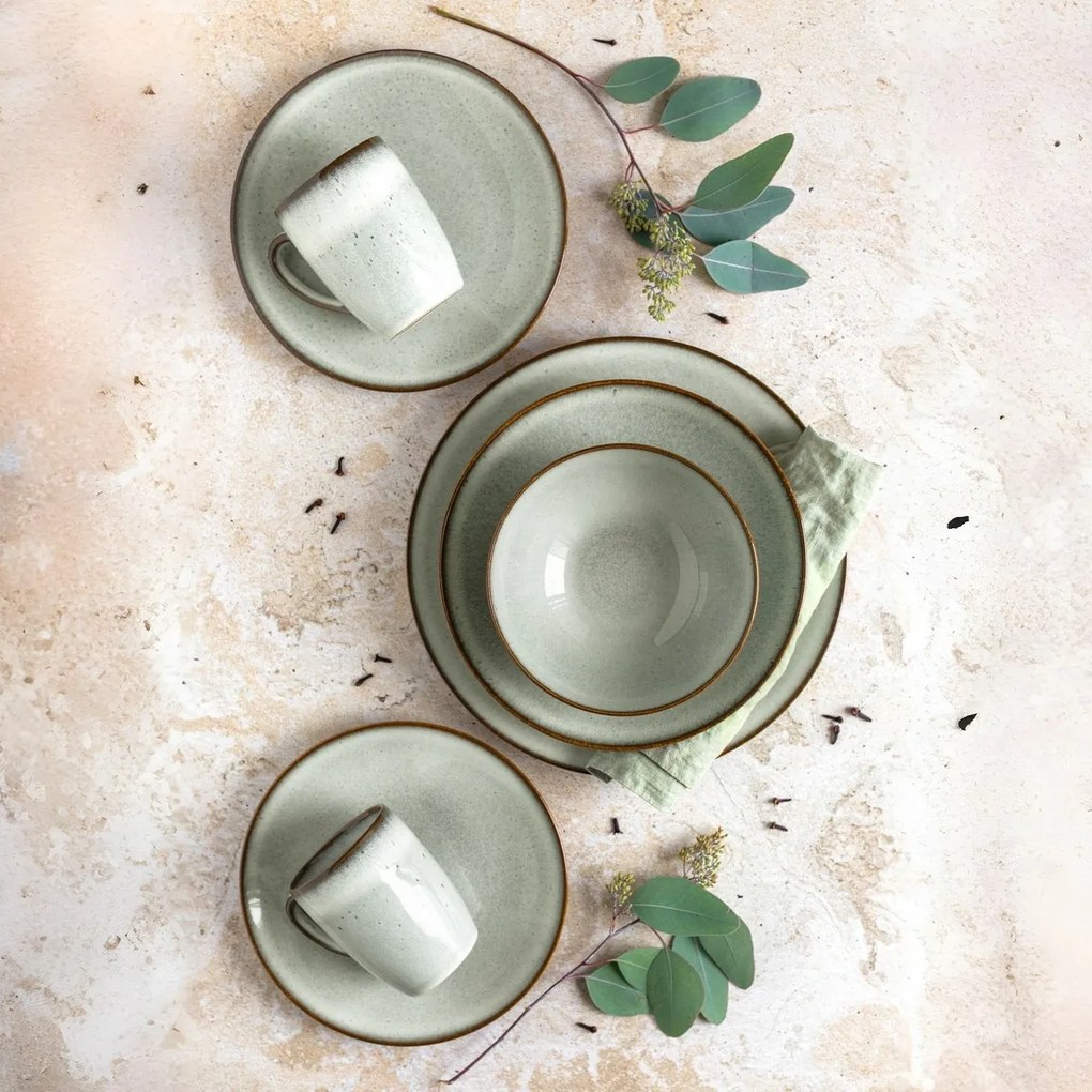 Mäser 12 darabos reggeli edénykészlet SMOKY'S –zöld