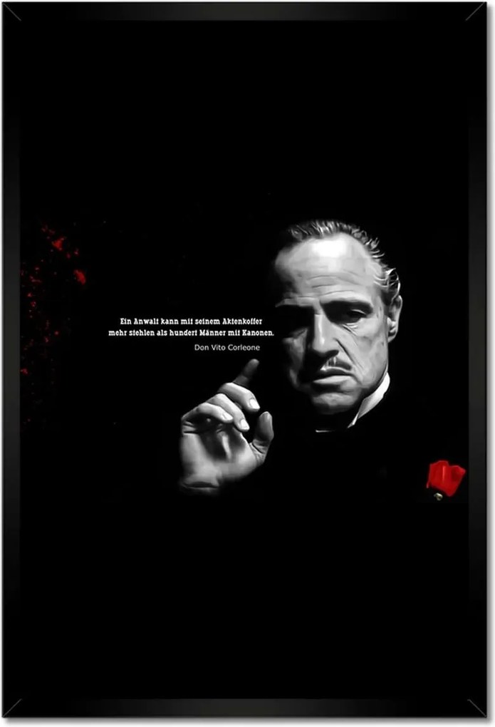 Poszterek keretben 40x60 Idézetek a Keresztapáról