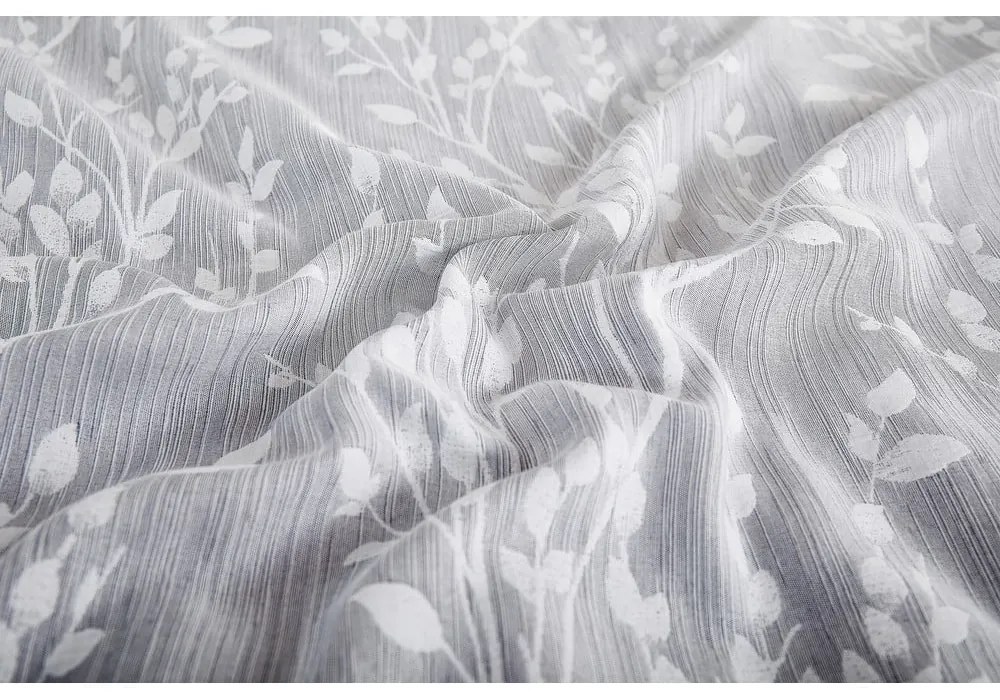 Szürke egyszemélyes jacquard ágyneműhuzat 140x200 cm Boston – My House