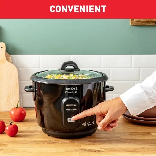 Tefal - Rizsfőző CLASSIC 500W/230V 3 l fekete