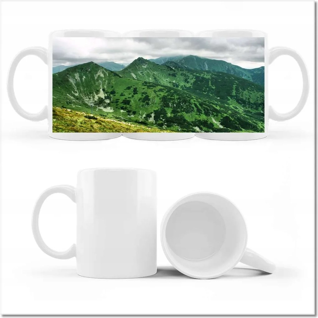 Fotó bögre Tátra Lengyel hegyek Kilátás