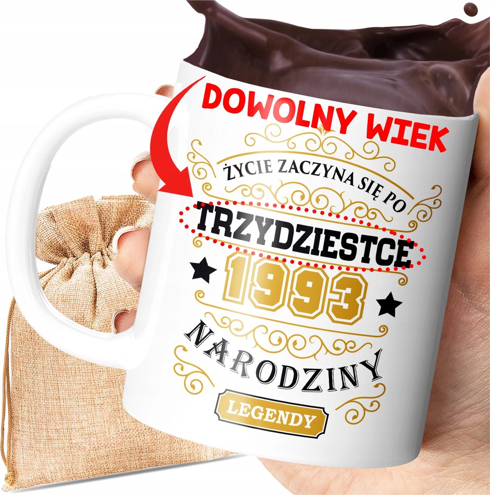 Személyre Szabott Bögre Születésnapi Ajándék Az Élet Ötven Felett Kezdődik