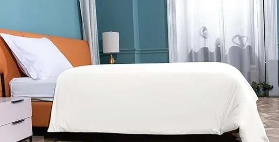 Paplanhuzat 200 x 200 cm Pamut cipzár nélküli, fehér