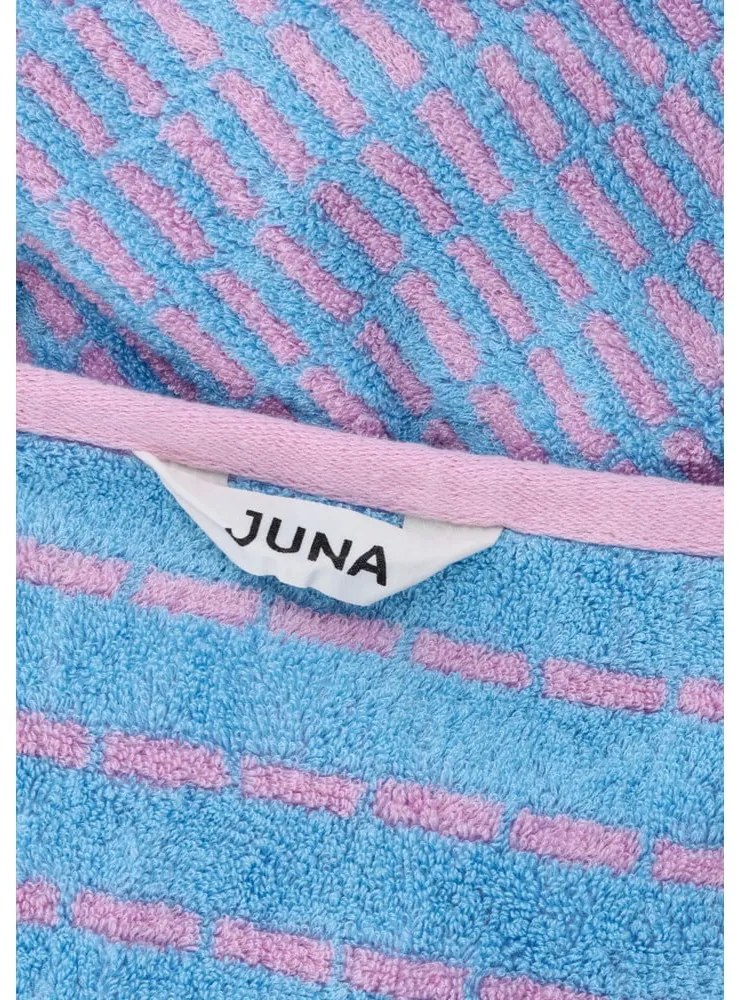 Kék-rózsaszín frottír bambuszkeverék fürdőlepedő 70x140 cm Nuance – JUNA
