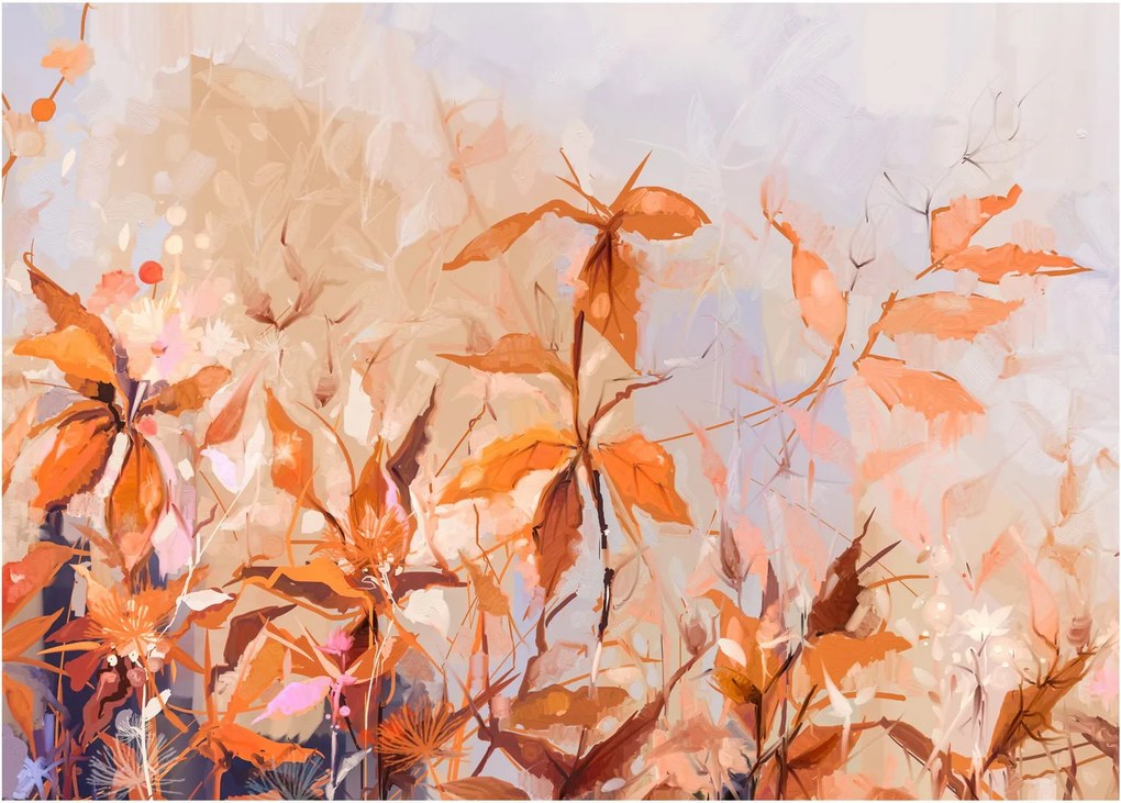 Kép - Festett virágok (70x50 cm)