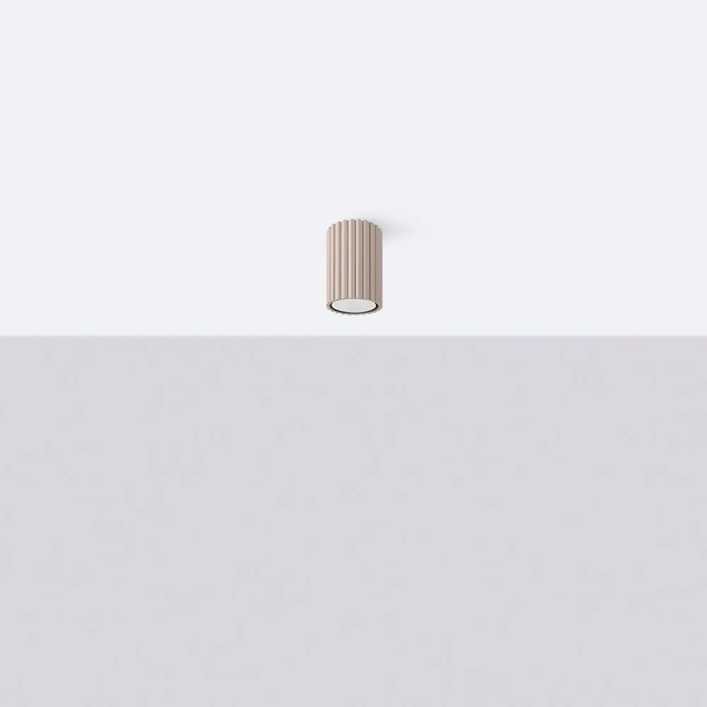 Szürkésbarna fém spotlámpa ø 6,5 cm Gleam – Sollux