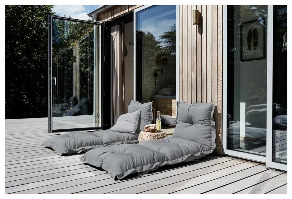 OUT™ Sit&amp;Sleep Dark Grey sötétszürke variálható kültéri futon - Karup Design