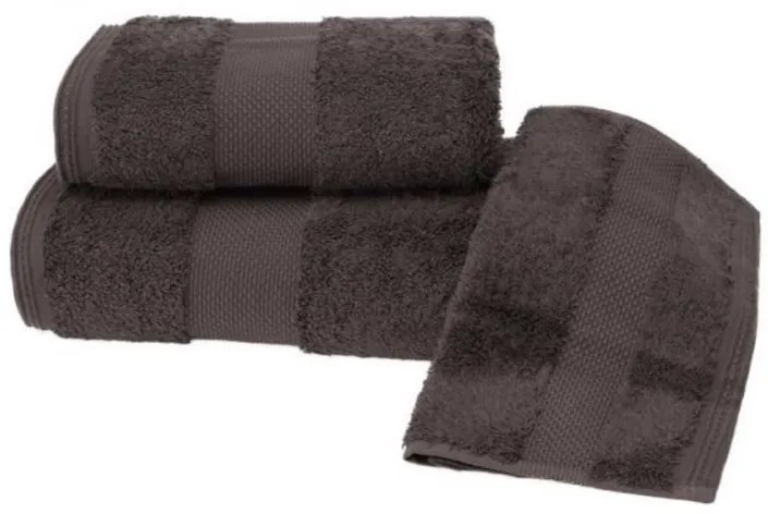 DELUXE luxus törölköző 50 x 100 cm-es Barna / Brown