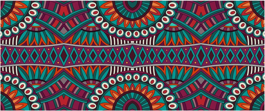 A díszítő absztrakció képe (120x50 cm)