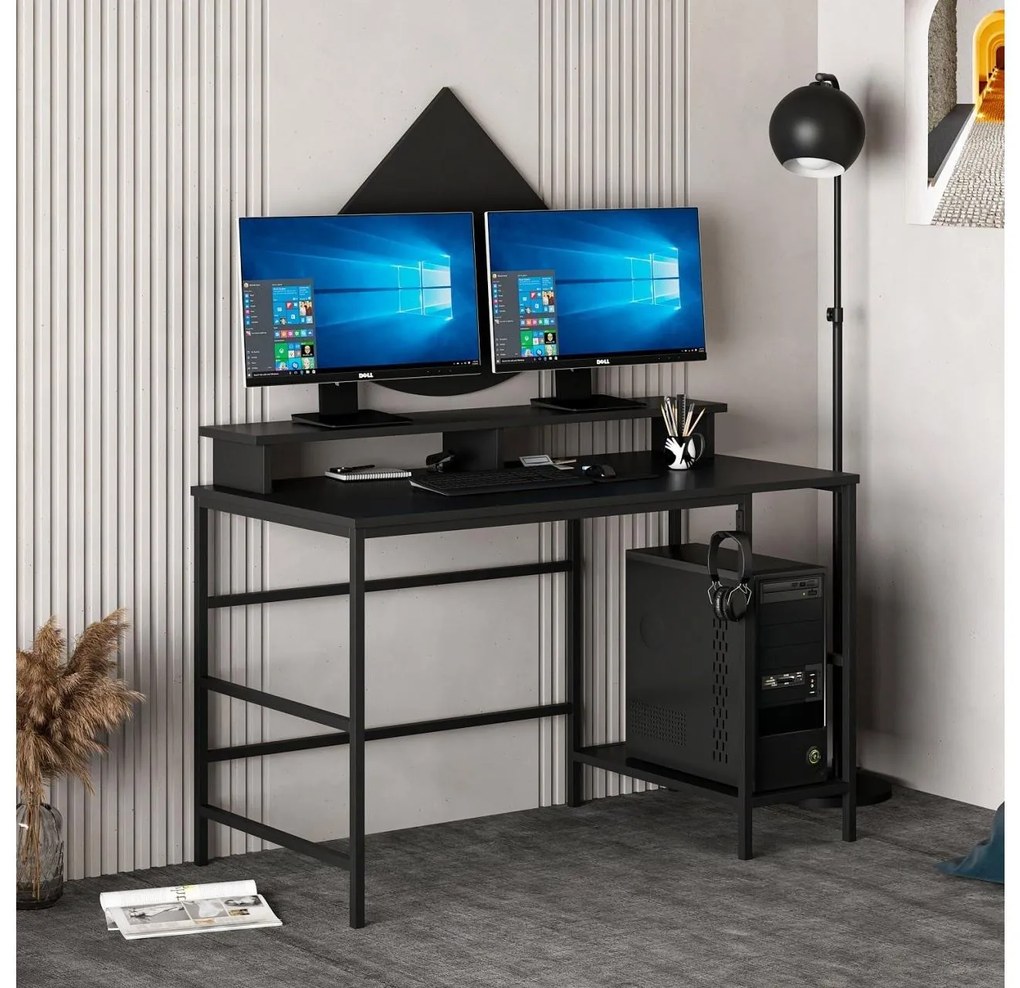 PC asztal Grana (fekete). 1088568