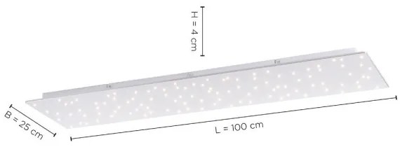 Leuchten Direkt 14672-55 - LED Dimmelhető lámpa SPARKLE LED/18W/230V + távirányító