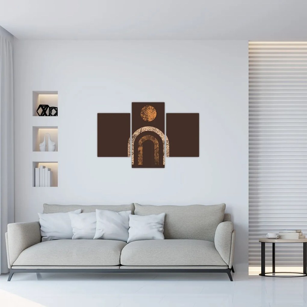 Kép - Narancssárga ívek N⁰1 (90x60 cm)