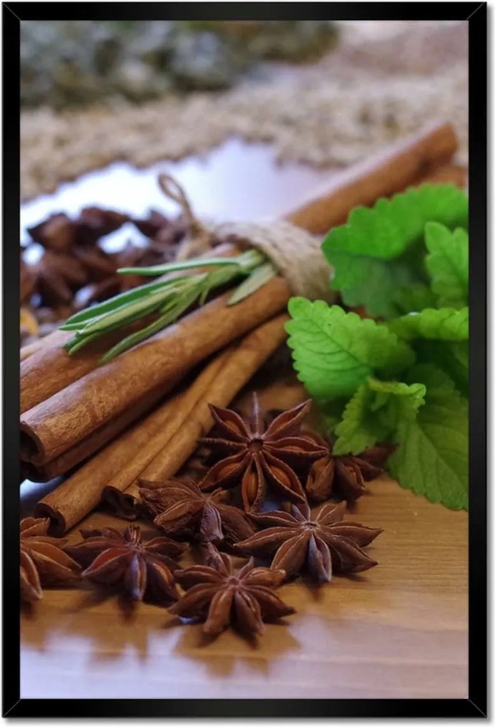 Poszter keretben 40x60 Ánizs csillag Ánizs