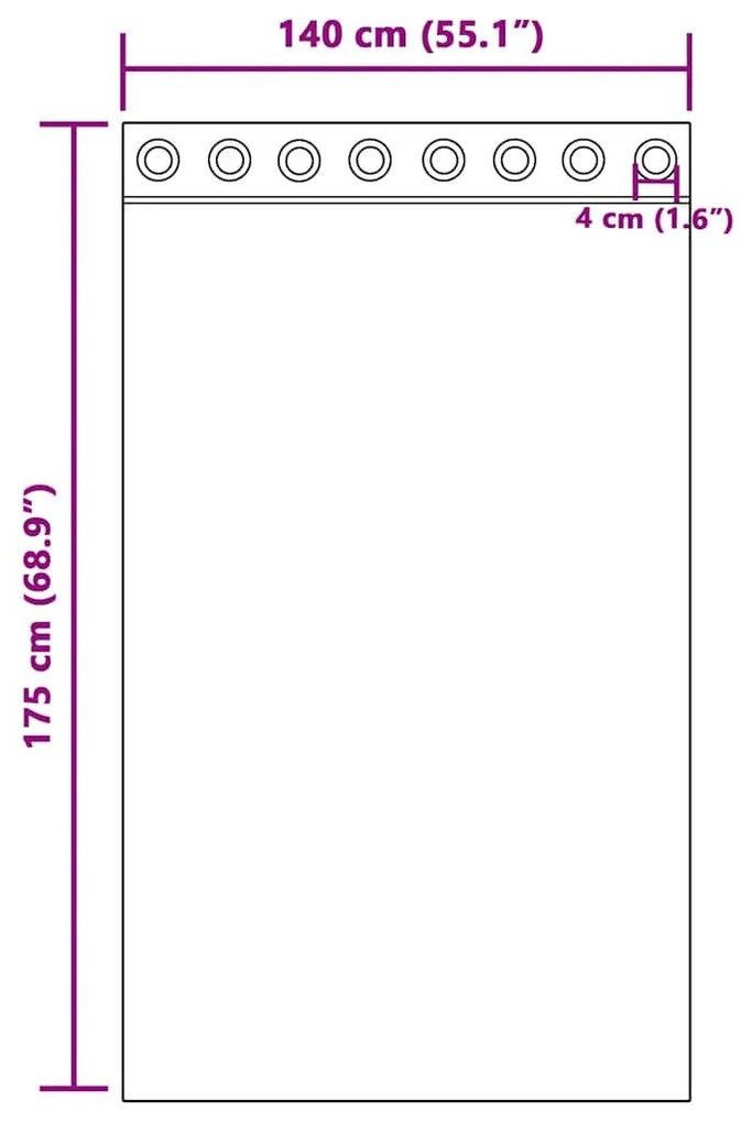 2 db barna fátyolfüggönyök rojtokkal 140x175 cm
