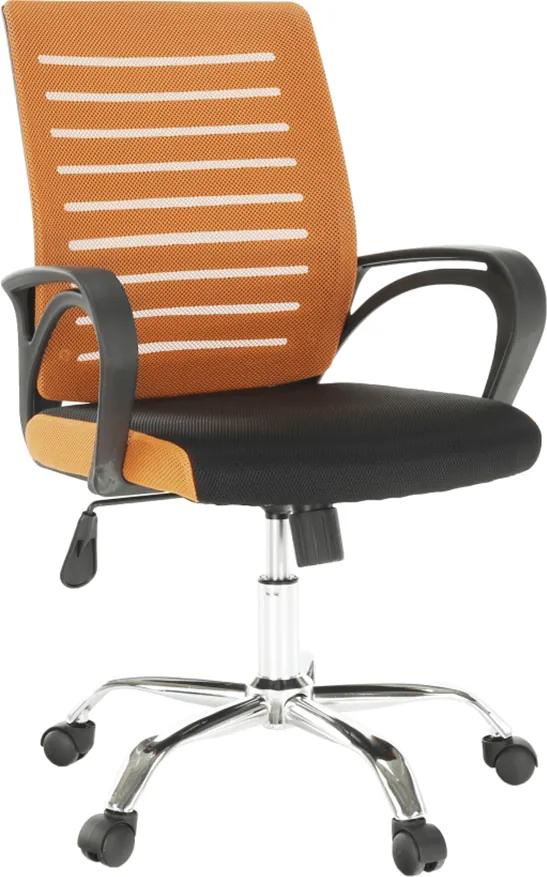 Irodai szék, narancssárga/fekete, LIZBON