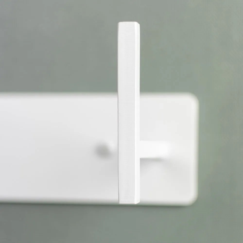 Fehér fém fali fogas Chapman – Spinder Design