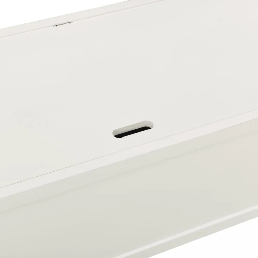 fehér tömör fenyőfa pad 107 x 45 x 75,5 cm