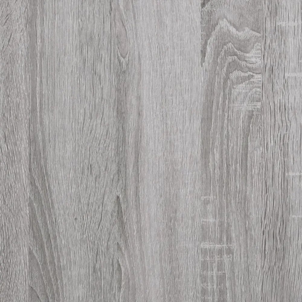 4 db szürke sonoma színű szerelt fa fali polc 40 x 10 x 1,5 cm