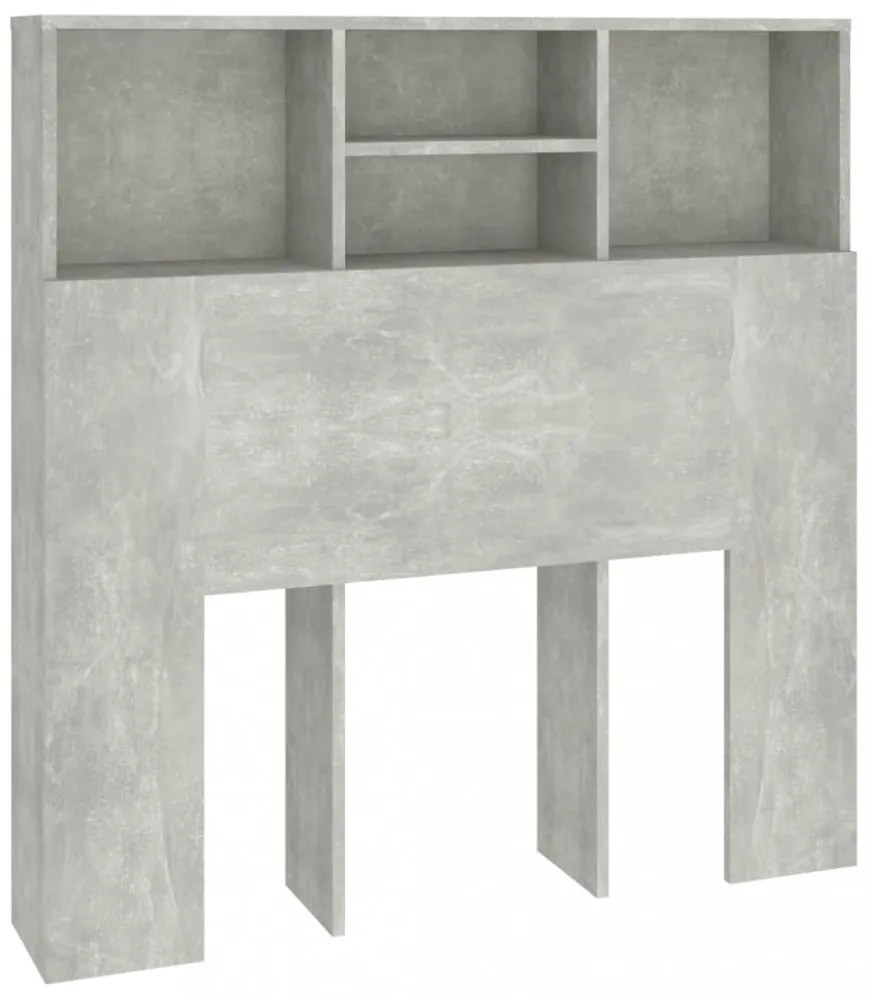 betonszürke áthidaló szekrény 100 x 19 x 103,5 cm