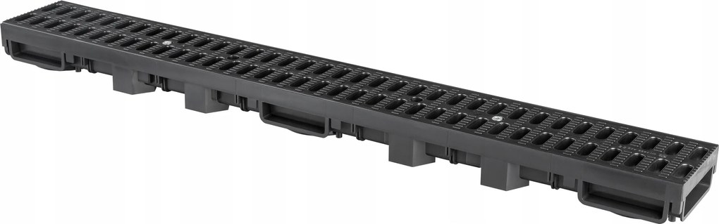 Lineáris Vízelvezetés vályú A15 rács műanyag H55