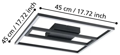 Eglo 900729 - LED RGBW Dimmelhető mennyezeti lámpa CALAGRANO-Z LED/21W/230V