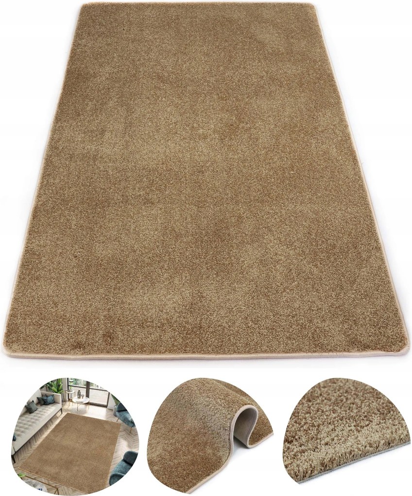 Szőnyeg 50x100 Arany –Sűrű és kényelmes a nappaliba és a hálószobába