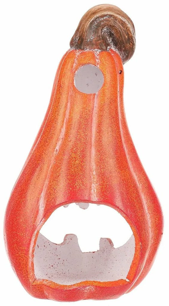 Őszi dekoráció Tök tea/LED gyertya, 11 x 12 x 21cm, kerámia