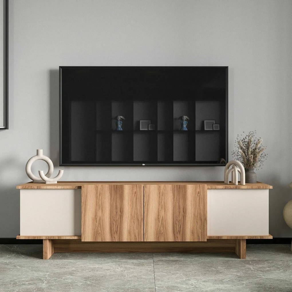 Diana Beige and Walnut TV-asztal