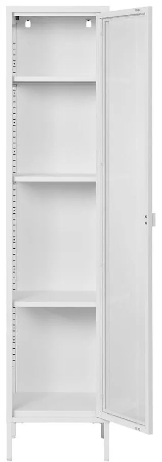 Fehér fém tálalószekrény 40x180 cm Brisbane – House Nordic