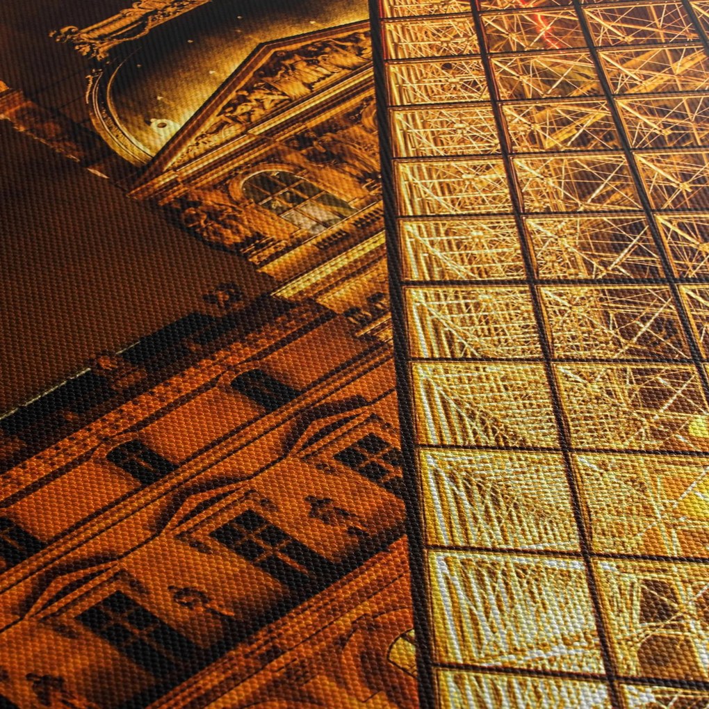 A párizsi Louvre képe (90x60 cm)