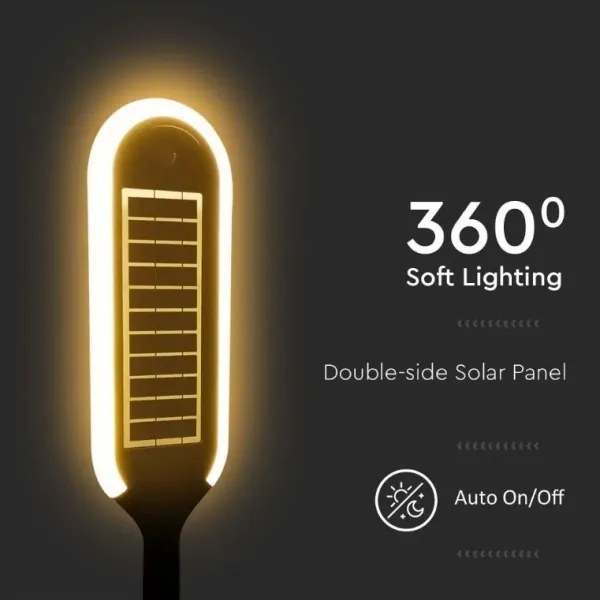 LED Napelemes lámpa érzékelővel BOLLARD LED/5W/5,5V 70 cm 3000K IP65 2000 mAh