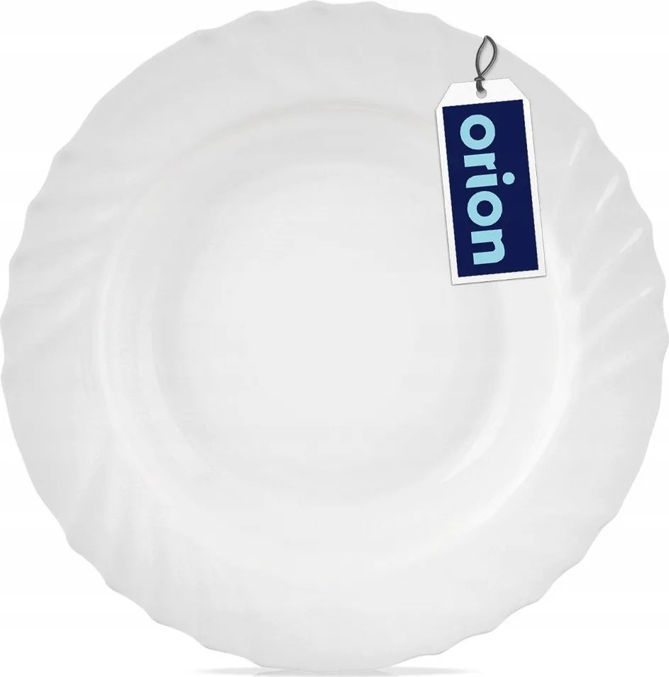 Ebédlő tányér nagy mély leves ételek fehér Luna 350 ml