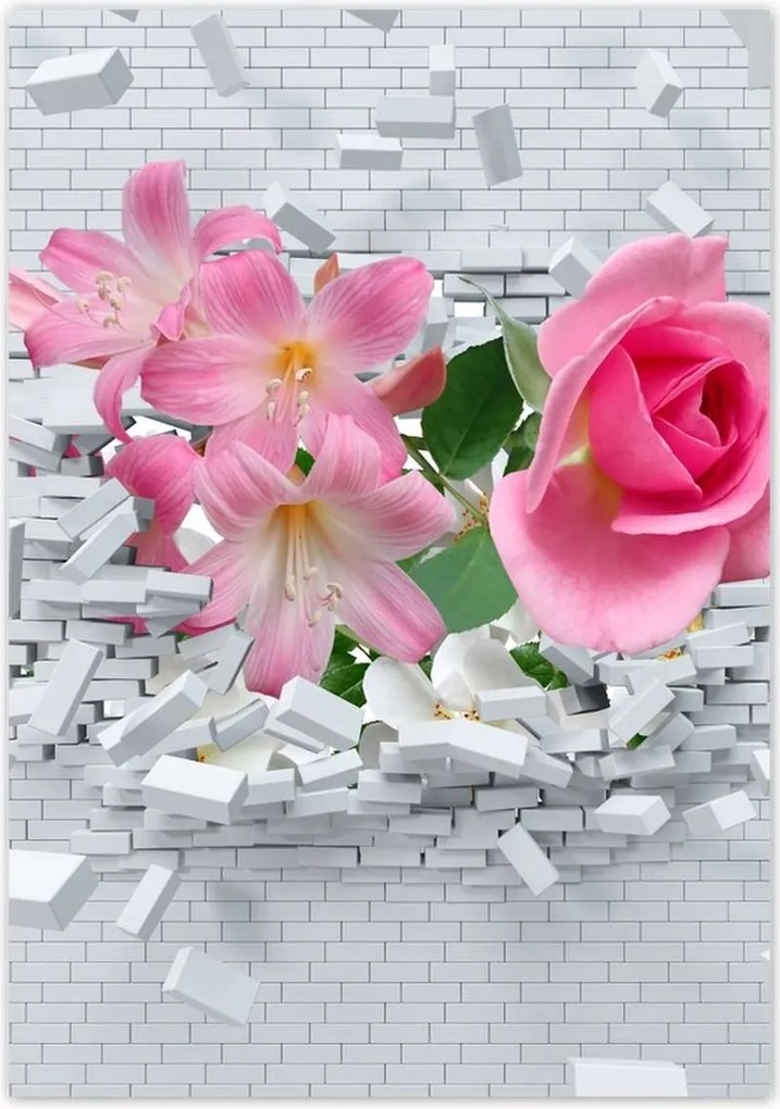 Poszterek 70x100 Virágos expanzió Fal