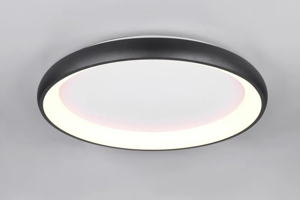Fekete LED dimmelhető mennyezeti lámpa Cardona – Trio