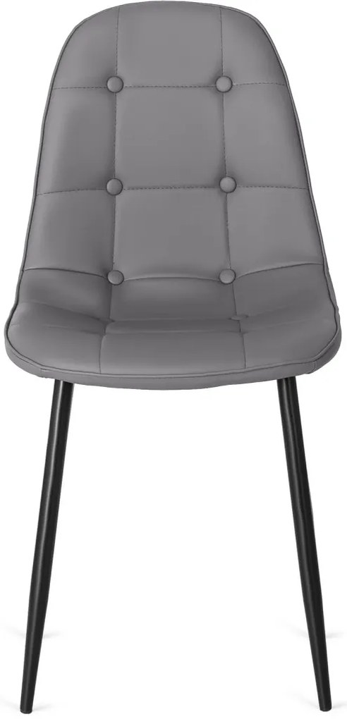 Szürke Eco-bőr Étkezőszék. ARIS