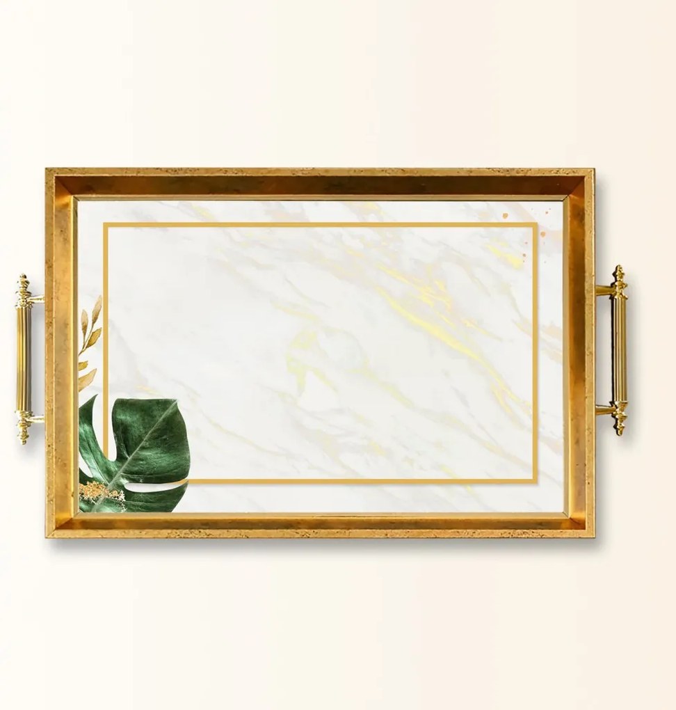 Üveg tálca, 38×24 cm – TPEA9916