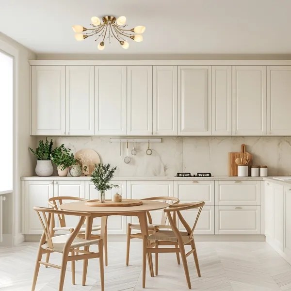 Brilagi - Felületre szerelhető csillár MEGAPOLIS 8xE14/60W/230V bronz