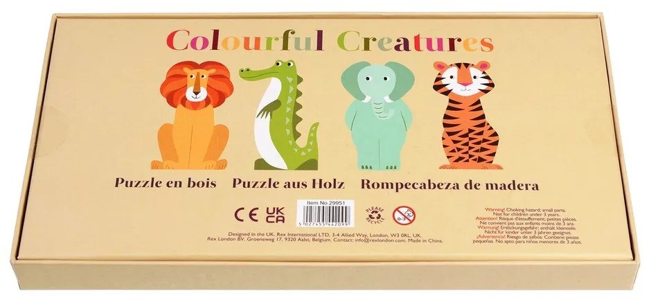 Fa puzzle Colourful Creatures - Rex London