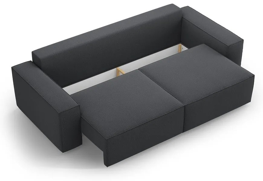 Sötétszürke kinyitható kanapé 247 cm Jodie – Micadoni Home
