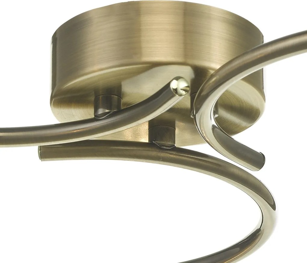 Dar Lighting modern mennyezeti lámpa nakita antik sárgaréz darnak5375-06