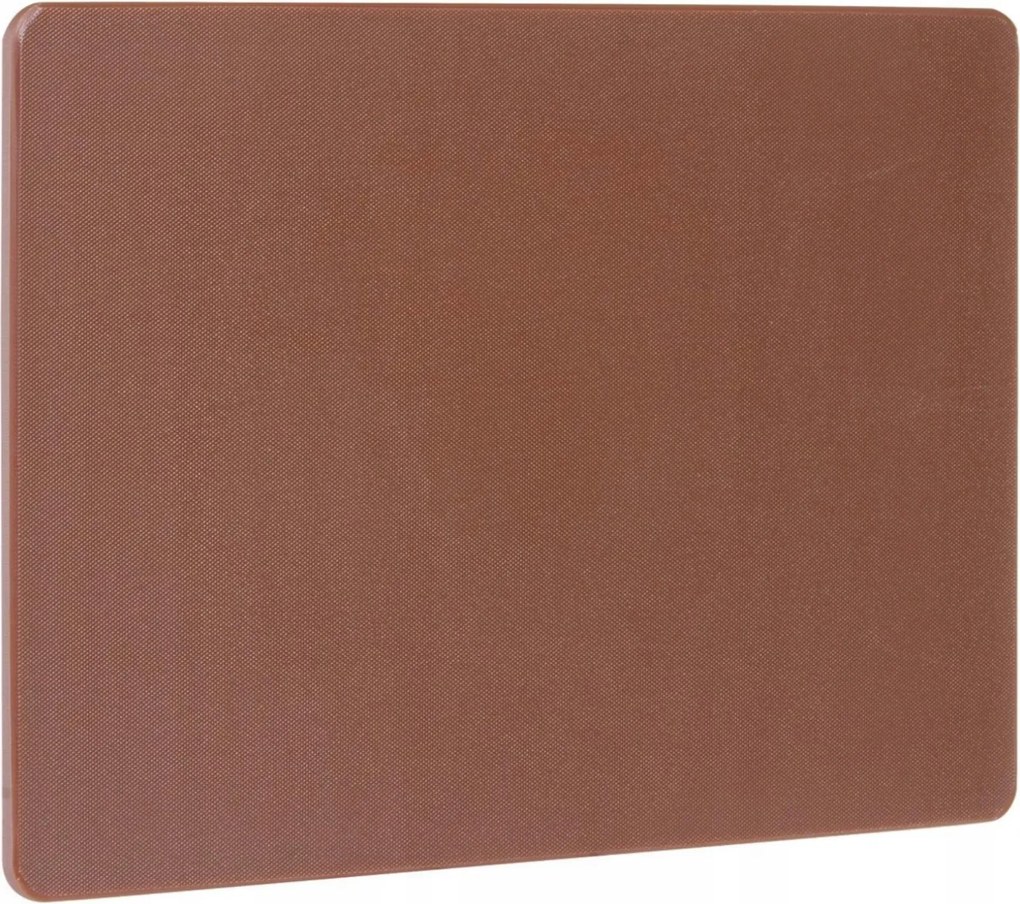 Haccp Vendéglátóipari Vágódeszka 450X300MM Barna Felvágott Húsokhoz