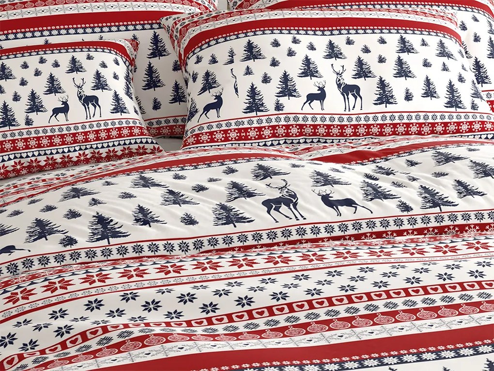 Mikroszálas ágyneműhuzat TWINKLE CHRISTMAS színes Ágyneműhuzat mérete: 70 x 90 cm | 140 x 220 cm