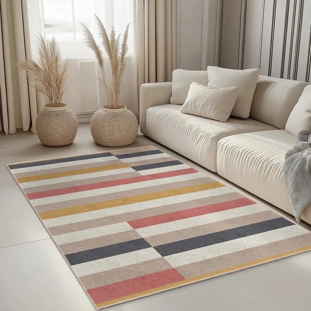 Mosható szőnyeg 120x180 cm Rosy Bandas – Mila Home