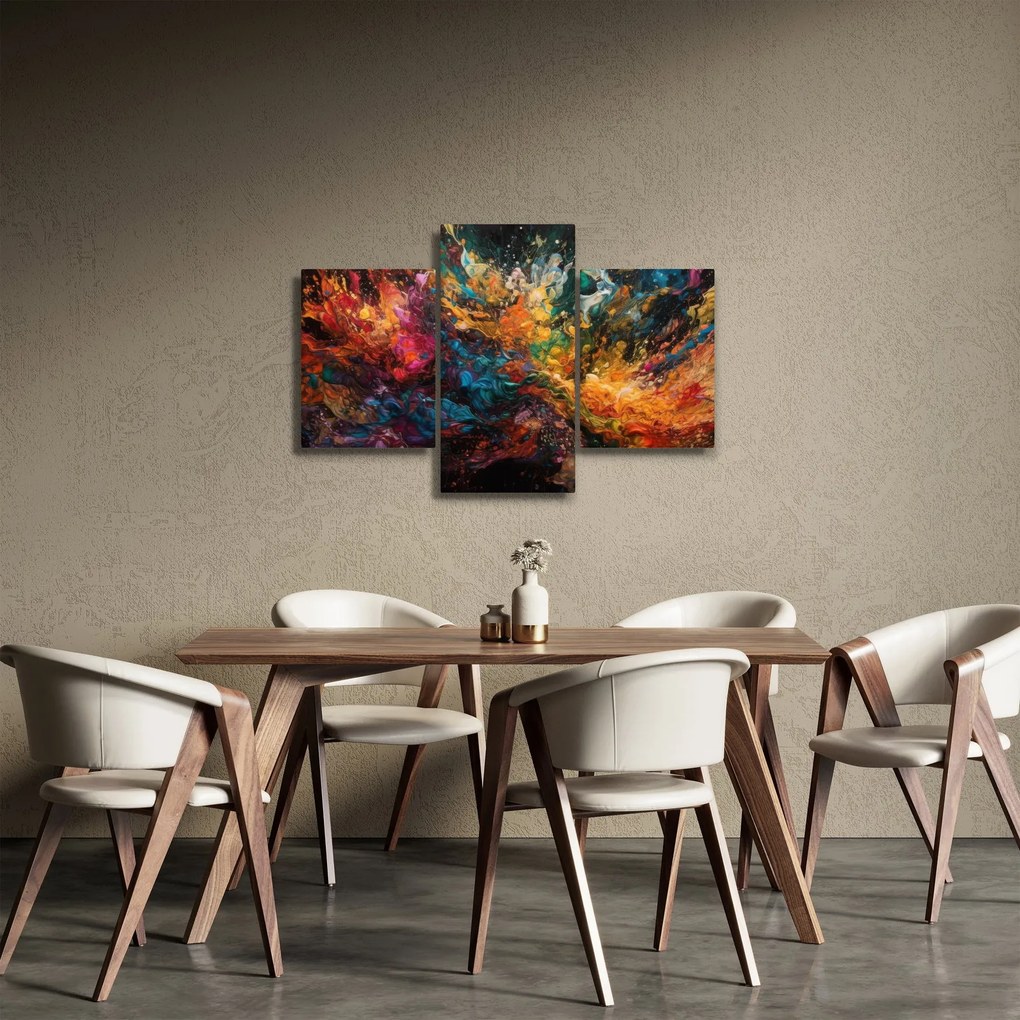 Kép - Színes absztrakció II. (90x60 cm)