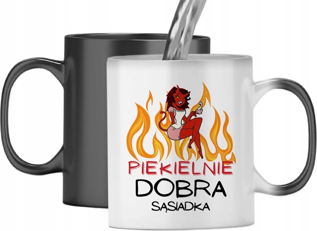 Mágikus Bögre Szomszédnak Színváltós Nyomtatott Fényképpel