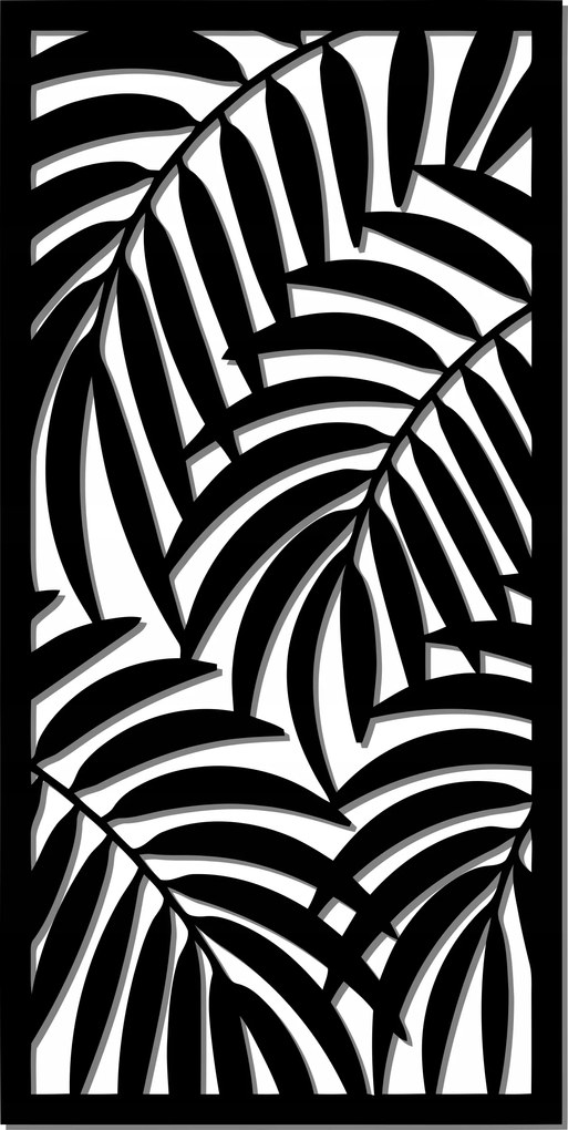 Kép Áttört Fali Panel Levelek Gyönyörű 120CM XL! 17 Szín!