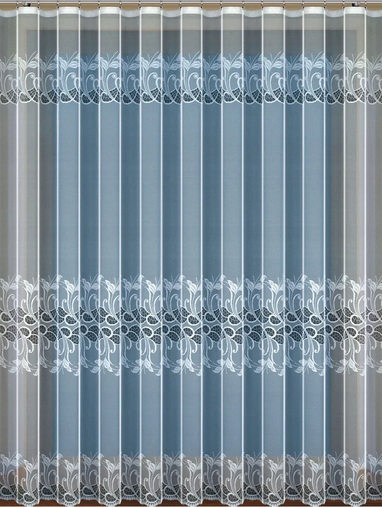 Mg Függöny jacquard 35432 Fehér 250cm magas 0,5m